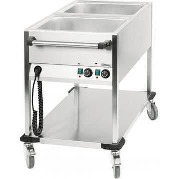 Bain Marie RVS Trolley | 1.4kW | 2x 1/1 GN | Aftapkraan |, Verzenden, Nieuw in verpakking