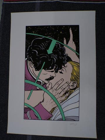 Moebius - Le Baiser - E.A - 1 zeefdruk - Beperkte oplage, Nieuw