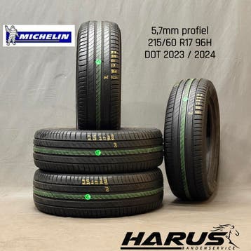 215/60/17 96H Michelin zomerbanden 5,7mm profiel 4X, 17 inch, Ophalen of Verzenden, Band(en), Personenwagen
