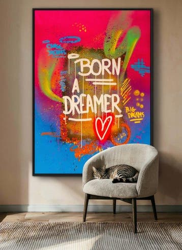 LEO VAREK - BORN A DREAMER - XXL, Antiek en Kunst, Kunst | Schilderijen | Modern