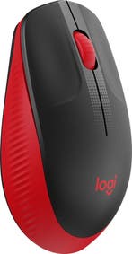 Logitech M190 Optical USB-A Zwart-Rood Retail Wireless, Ophalen of Verzenden, Nieuw