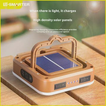 Draagbare Oplaadbare Solar Campinglamp met Powerbank Functie, Verzenden, Nieuw