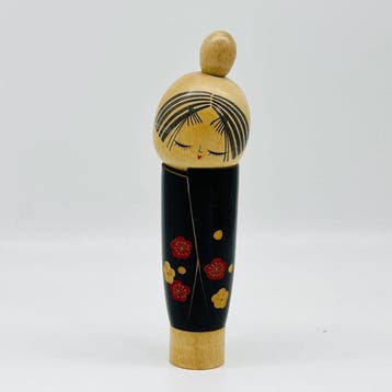 Prachtige vintage Creative Kokeshi Machimusume 23 cm -
