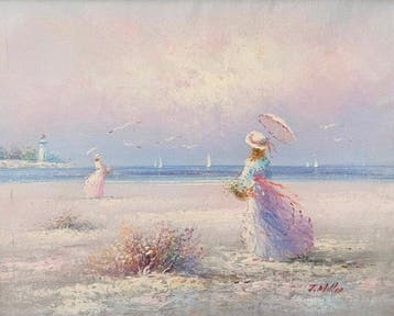 J. Miller (XX) - Elegant Ladies on the Beach