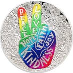 Benin. 1000 Francs 2019- Peace & Love - Cannabis Sativa - 1