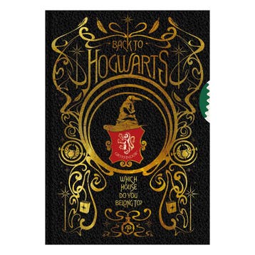Harry Potter A5 Spinner Notebook Colourful Crest, Ophalen of Verzenden, Nieuw