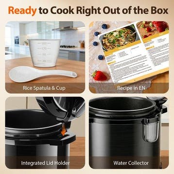 Multicooker - Snelkookpan - Slow Cooker - Rijstkoker - Stome, Verzenden, Zo goed als nieuw