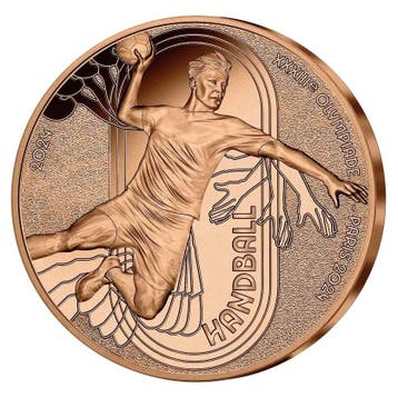Frankrijk 0,25 Euro Handbal 2024, Postzegels en Munten, Verzenden
