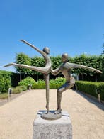 sculptuur, Dansend koppel - Hedendaags brons - 57 cm - Brons, Antiek en Kunst, Curiosa en Brocante