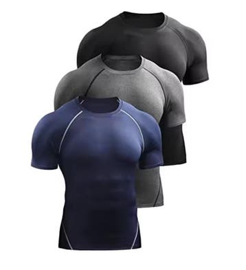 Sport T-shirt Heren – Sneldrogend Ademend Fitness Shirt, Verzenden, Nieuw
