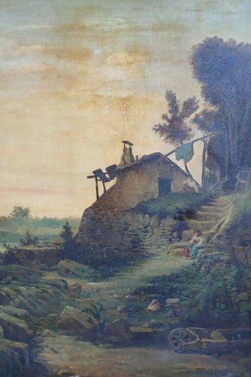 Josep Armet (1843-1911) - Reposo en el Campo