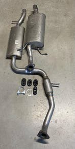 Complete uitlaat Einddemper + Middendemper Volvo S40, V40, Auto-onderdelen, Uitlaatsystemen, Verzenden, Nieuw