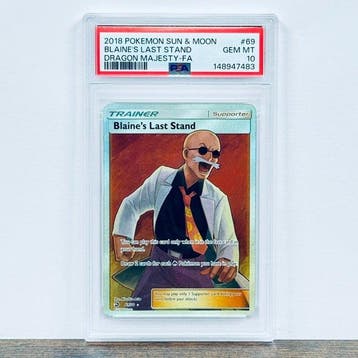 Pokémon Graded card - Blaine’s Last Stand 69 – Pokémon - PSA, Nieuw