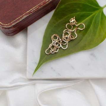 Gouden Venetiaanse schakelketting, Ophalen of Verzenden, Gebruikt, Overige kleuren, Goud