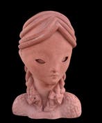 Beeld, Statuette art déco à poser - vers 1930 - Signée -