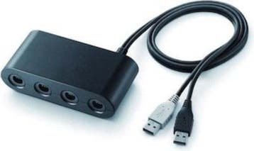 Gamecube Controller Adapter voor Wii U & Switch (Third Pa..., Spelcomputers en Games, Ophalen of Verzenden, Zo goed als nieuw