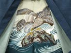 Heren Honba Oshima Tsumugi Ensemble - Kimono & Haori met