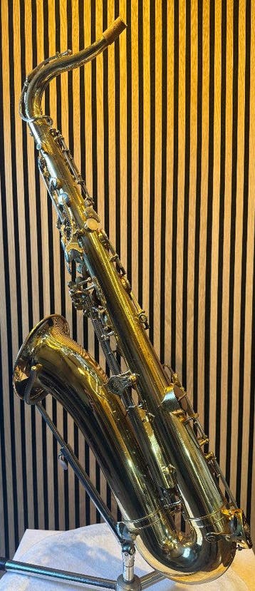 Yamaha YTS-21 Tenor Saxophone Purple Logo Japan, Ophalen of Verzenden, Gebruikt, Tenor, Met koffer