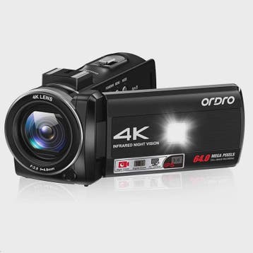 ORDRO Z36 4K Videocamera met 18x Digitale Zoom, Nachtzicht &, Verzenden, Nieuw