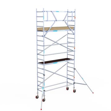 Euroscaffold basic rolsteiger 75 x 6,2m werkhoogte, Verzenden, Nieuw, Rolsteiger of Kamersteiger, 5 meter of hoger