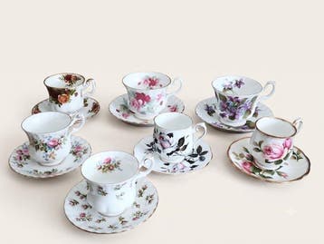 Royal Albert - Koffie- en theeservies (7) - Porselein,