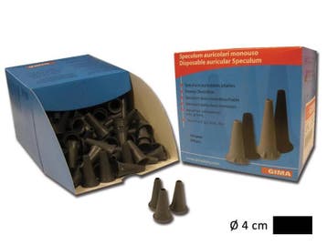 Oortips Zwart 4 mm volwassenen voor Heine otoscoop, Diversen, Verpleegmiddelen, Verzenden, Nieuw