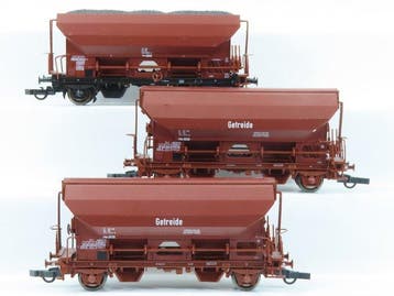 Roco H0 - 66000A/66335 - Modeltrein goederenwagon (2) - 3x, Nieuw