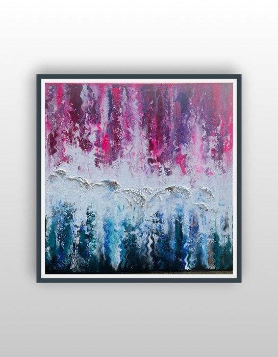 Jen Patey @ Calderado Studios - Glacial Fire, Antiek en Kunst, Kunst | Schilderijen | Modern