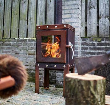 Terraskachels en tuinhaarden Sale, Ophalen, Vrijstaand, Hout, Nieuw