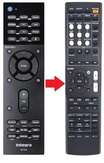 Integra RC-912R afstandsbediening, Verzenden, Nieuw