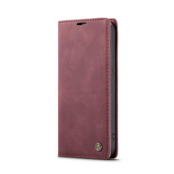 CaseMe book case leer - Apple iPhone 17 Pro Max - rood, Verzenden, Nieuw