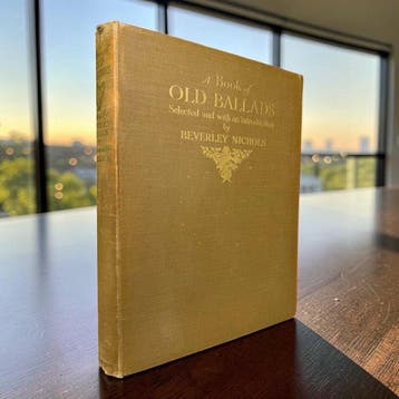 HM Brock - A Book of Old Ballads - 1934