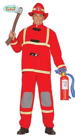 Brandweerman kostuum, Verzenden, Nieuw, Feestartikel