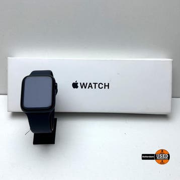 Apple Watch SE 2e gen GPS 44mm - Zwart, Verzenden, Gebruikt