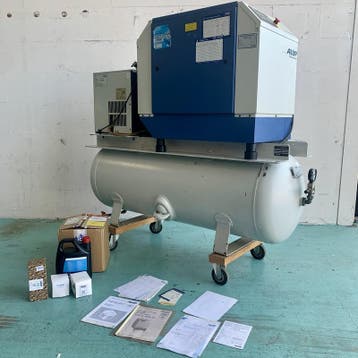 Schroefcompressor + 500l vat + ontvochtiger, Alup, SCK 15, Nieuw