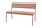 MaximaVida Max metalen tuinbank 127 cm. - Roestbruin, Tuin en Terras, Verzenden, Nieuw, Overige materialen