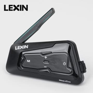 Lexin MeshCom Motorfiets Intercom - Mesh & Bluetooth Communi, Verzenden, Nieuw
