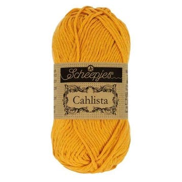 Scheepjes Cahlista 50 gr - 249 Saffron, Verzenden, Nieuw
