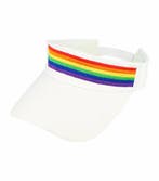 Zonneklep verstelbaar – regenboogkleuraccent – one size –, Kleding | Dames, Hoeden en Petten, Nieuw