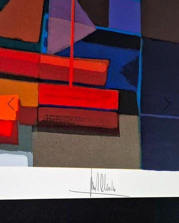 Ton Schulten – Op de Vaart, 2001 Certified, Ingelijst, Ophalen of Verzenden, Landschappen, Lithografie