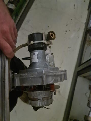 Kiremko ventilator met gasblok gebruikt 2, Ophalen of Verzenden, Gebruikt