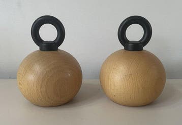 Bodum - K Nissen - Peper- en zoutstel (2) - Ballboy - Staal,