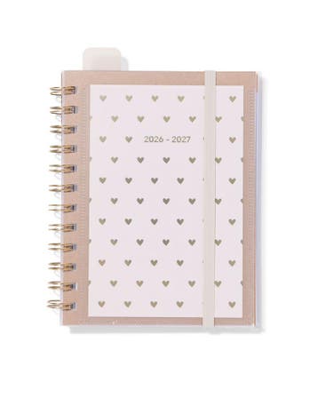 HEMA Schoolagenda met insteek 2026-2027 10x15cm hartjes, Diversen, Agenda's, Verzenden, Nieuw