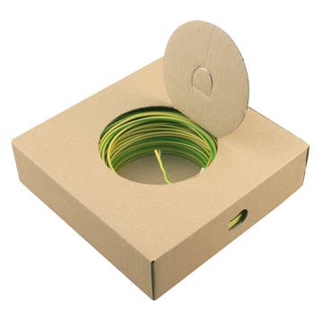 OUTLET Installatiedraad VD 2.5 mm2 20 m geel-groen 03.030.12, Ophalen of Verzenden, Nieuw