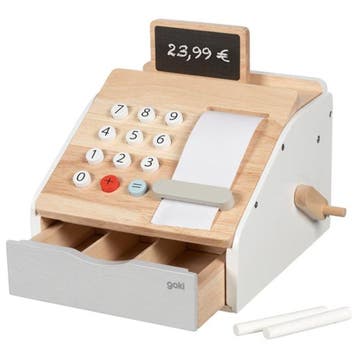 Goki houten speelgoedkassa winkelka van €39,99 voor €39,90, Ophalen of Verzenden, Nieuw
