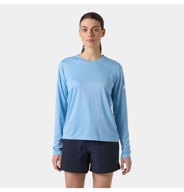 Helly Hansen Crew Shirt met Lange Mouwen | Dames | Helderbla, Ophalen of Verzenden, Nieuw, Helly Hansen