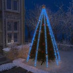 vidaXL Kerstboomverlichting met 400 LEDs blauw net 400 cm, Tuin en Terras, Verzenden, Nieuw, Kunststof