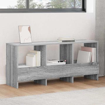 vidaXL Tijdschrift Rek Grijs Sonoma 102 x 30 x 45 cm, Verzenden, Nieuw