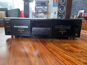 Sony - TC-WE475 Dual Auto-Reverse Stereo Audiocassette deck, Nieuw