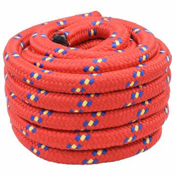 vidaXL Boottouw 4 mm 5 m Rood, Verzenden, Nieuw